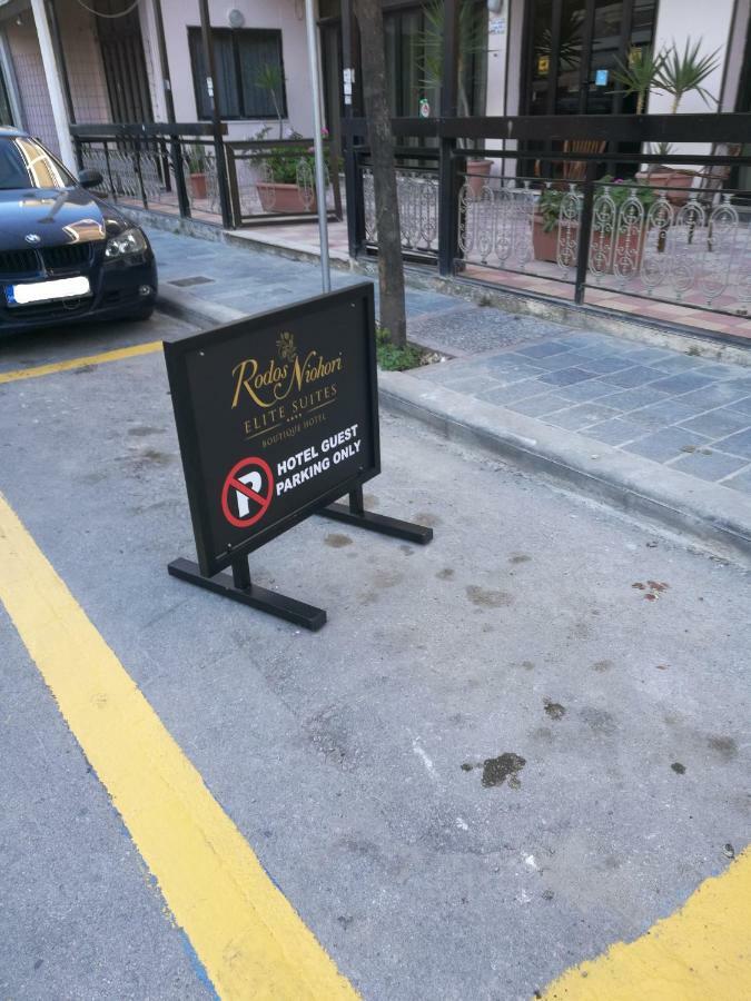 Rodos Niohori Elite Suites Boutique Hotel Rhodes City Exteriér fotografie
