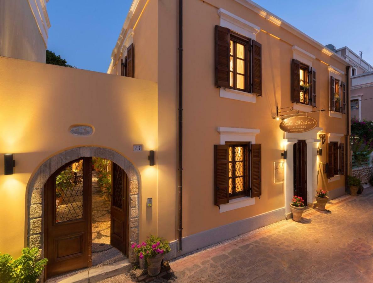Rodos Niohori Elite Suites Boutique Hotel Rhodes City Exteriér fotografie